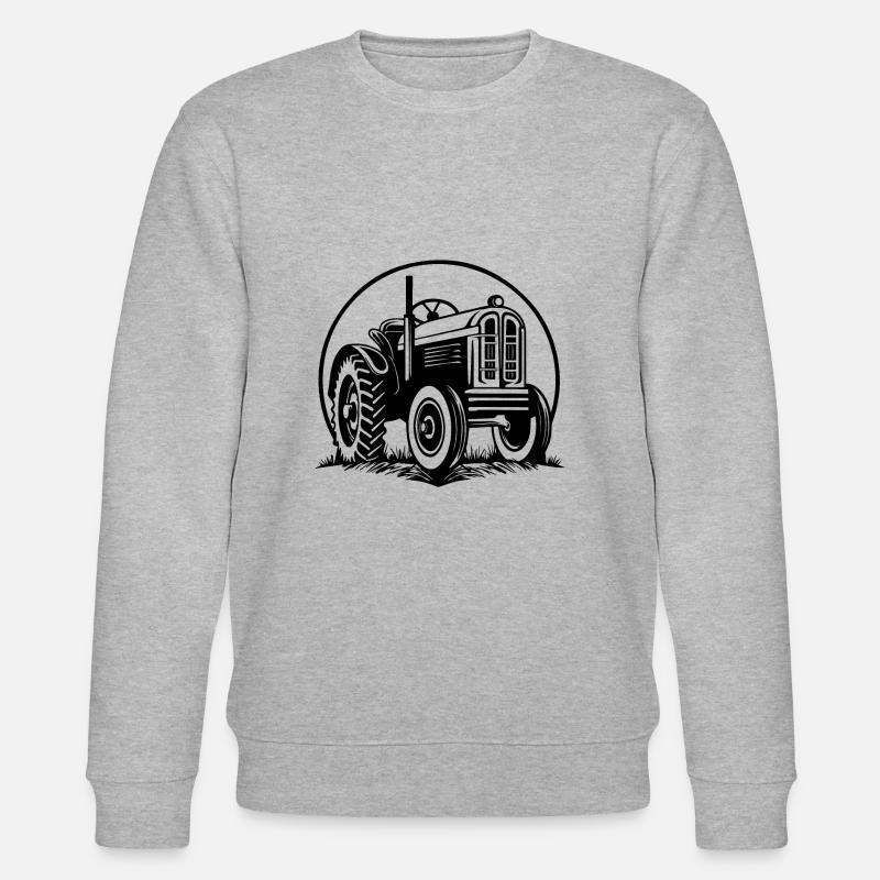 Traktor - Stanley/Stella Unisex Bio-Sweatshirt CHANGER  - Grau meliert