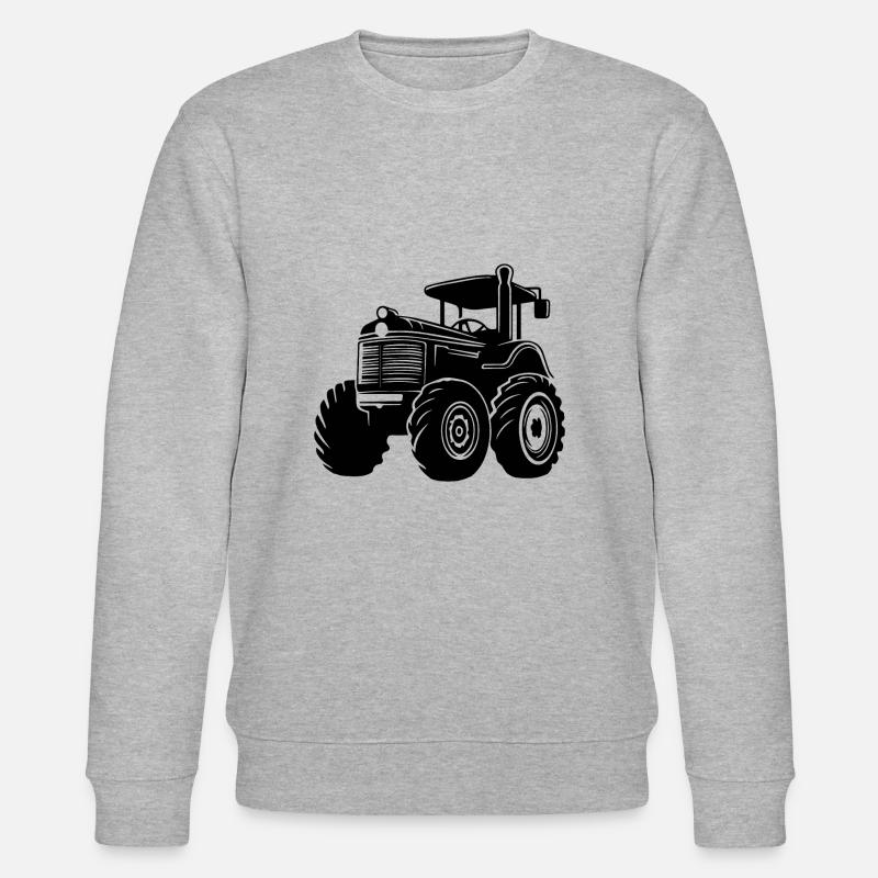 Traktor - Stanley/Stella Unisex Bio-Sweatshirt CHANGER  - Grau meliert