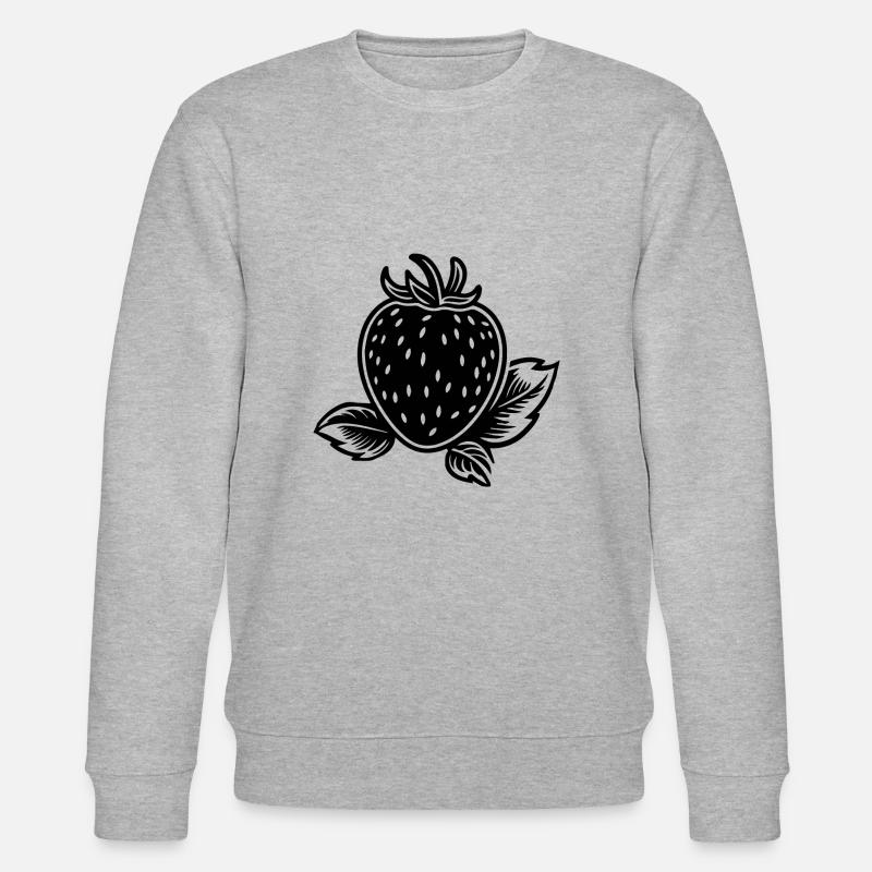 Fraise Fruit Fruit - Sweat bio CHANGER Stanley/Stella Unisexe - gris chiné