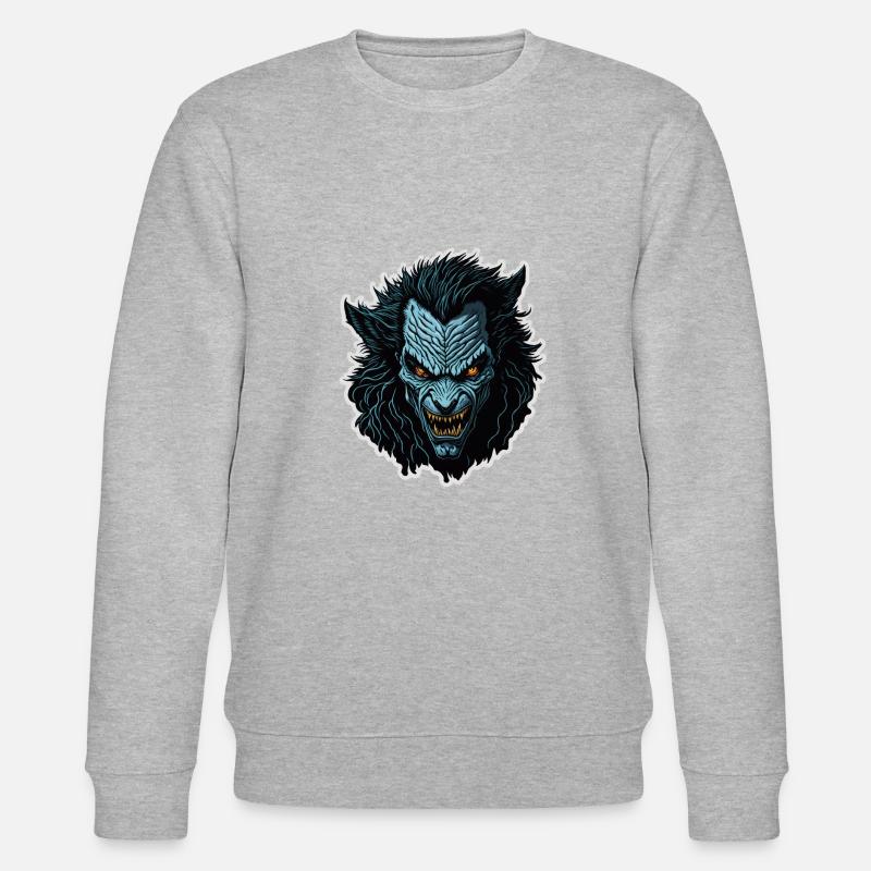 Werwolf - Stanley/Stella Unisex Bio-Sweatshirt CHANGER  - Grau meliert