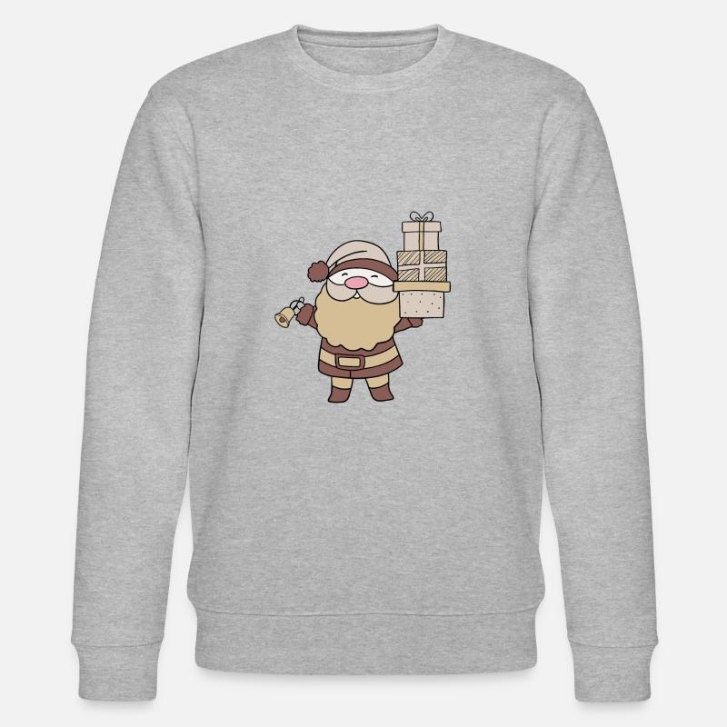 Weihnachtsmann - Stanley/Stella Unisex Bio-Sweatshirt CHANGER  - Grau meliert