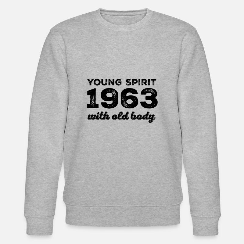 Millésime 1963 - Sweat bio CHANGER Stanley/Stella Unisexe - gris chiné