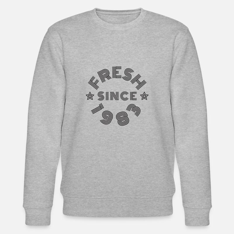 1983 40e anniversaire - Sweat bio CHANGER Stanley/Stella Unisexe - gris chiné