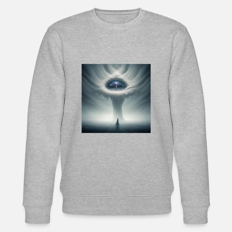 Im Auge des Orkans - Stanley/Stella Unisex Bio-Sweatshirt CHANGER  - Grau meliert