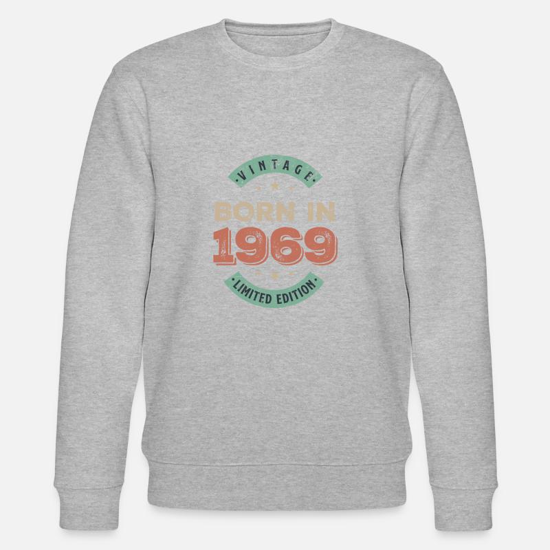 Millésime 1969 - Sweat bio CHANGER Stanley/Stella Unisexe - gris chiné