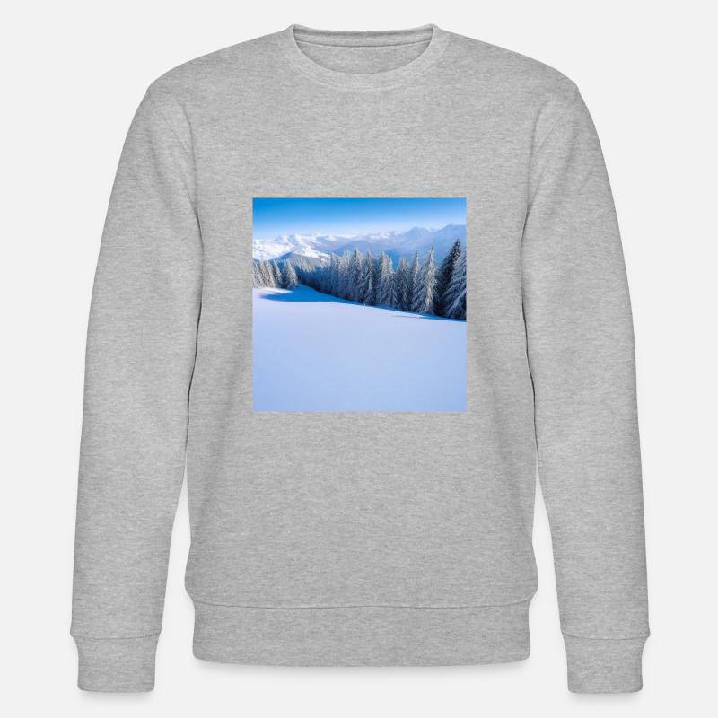 Winterwunder - Stanley/Stella Unisex Bio-Sweatshirt CHANGER  - Grau meliert