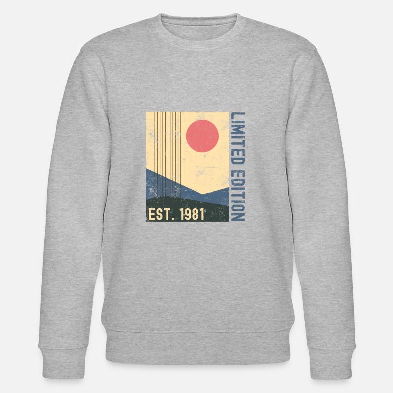 Millésime 1981 - Sweat bio CHANGER Stanley/Stella Unisexe - gris chiné