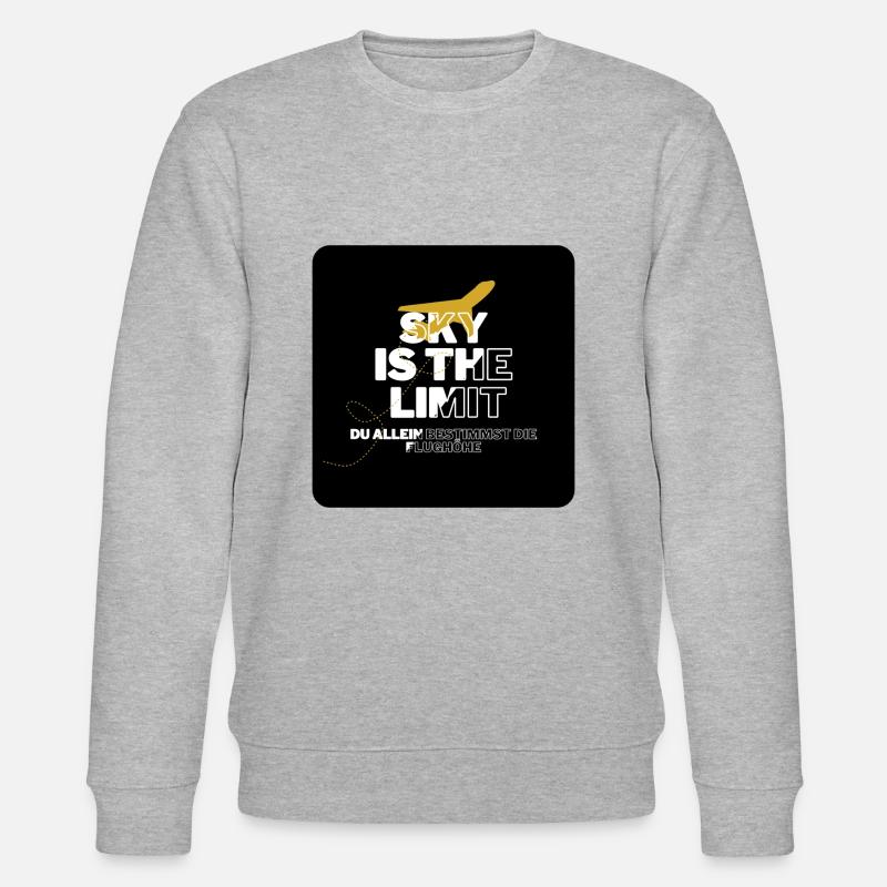 Sky is the Limit - Stanley/Stella Unisex Bio-Sweatshirt CHANGER  - Grau meliert
