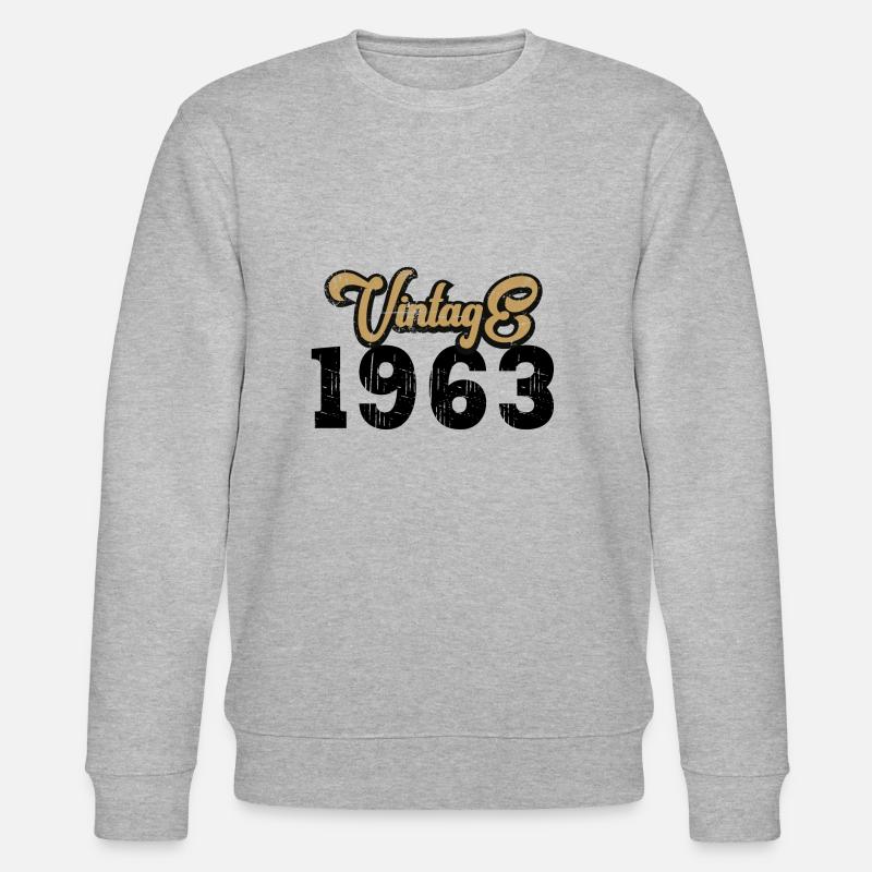 Millésime 1963 - Sweat bio CHANGER Stanley/Stella Unisexe - gris chiné