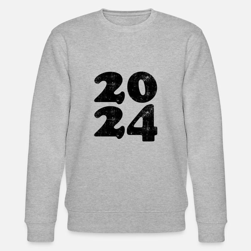 2024 Retro - Stanley/Stella Unisex Bio-Sweatshirt CHANGER  - Grau meliert
