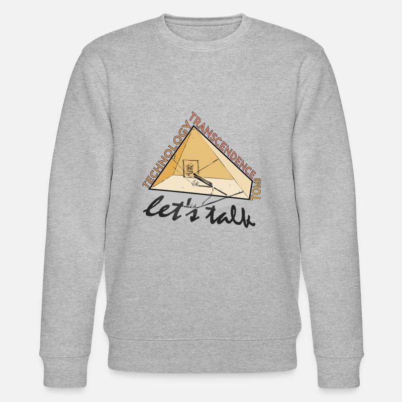 Pyramide Tomb Technology Transcendence - sand - Stanley/Stella Unisex Bio-Sweatshirt CHANGER  - Grau meliert