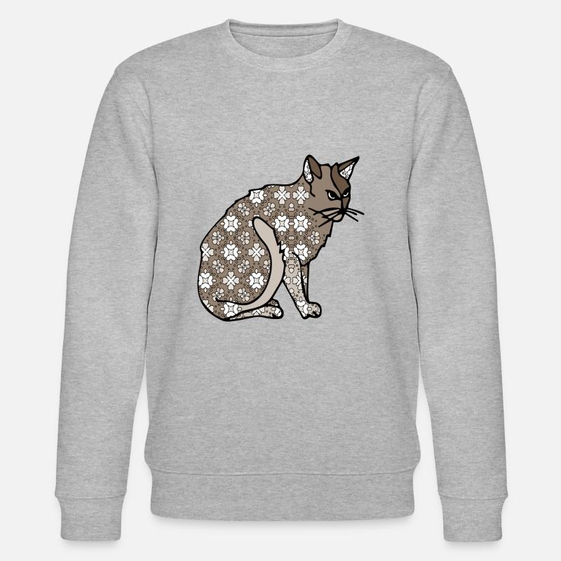 Chat - Sweat bio CHANGER Stanley/Stella Unisexe - gris chiné
