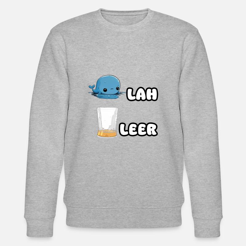 Wallah Bier Leer! - Stanley/Stella Unisex Bio-Sweatshirt CHANGER - Grau meliert