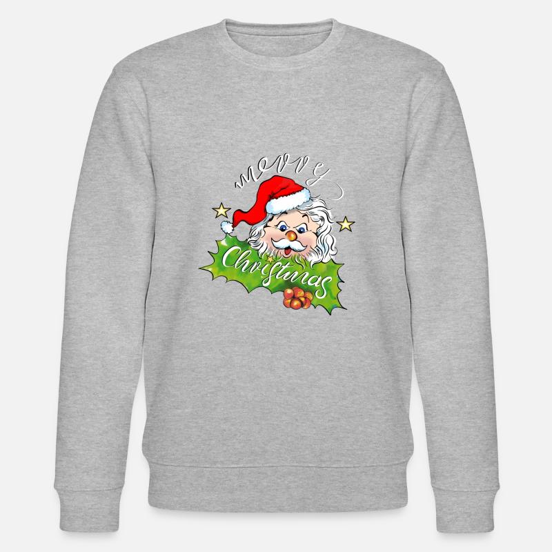 Santa - Stanley/Stella Unisex Bio-Sweatshirt CHANGER  - Grau meliert