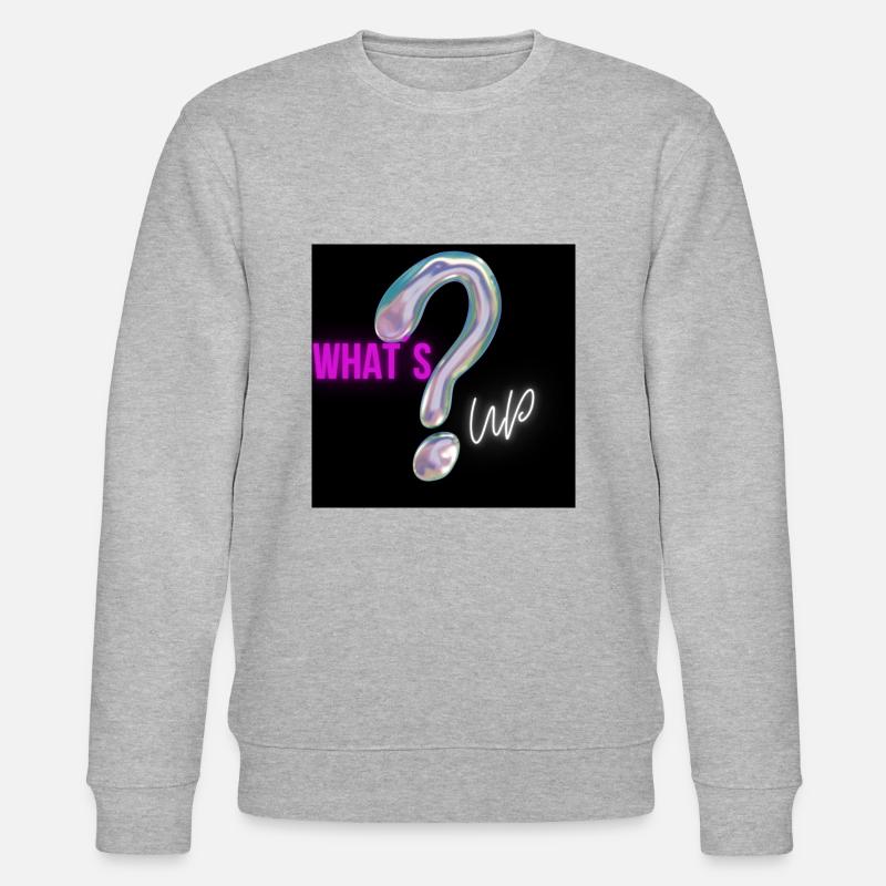 What´s up? - Stanley/Stella Unisex Bio-Sweatshirt CHANGER  - Grau meliert