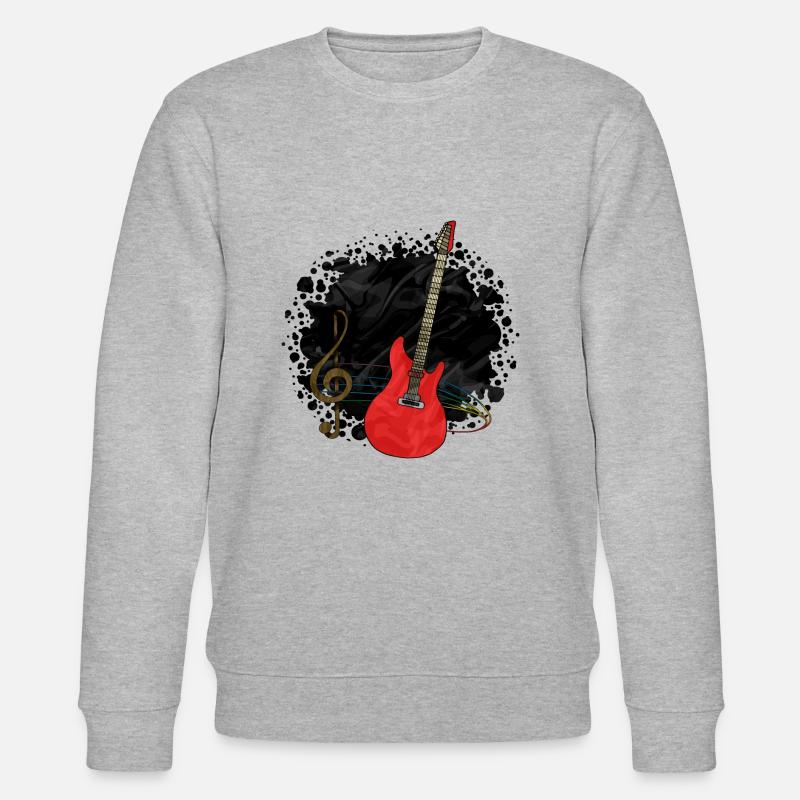 Gitarre - Stanley/Stella Unisex Bio-Sweatshirt CHANGER  - Grau meliert