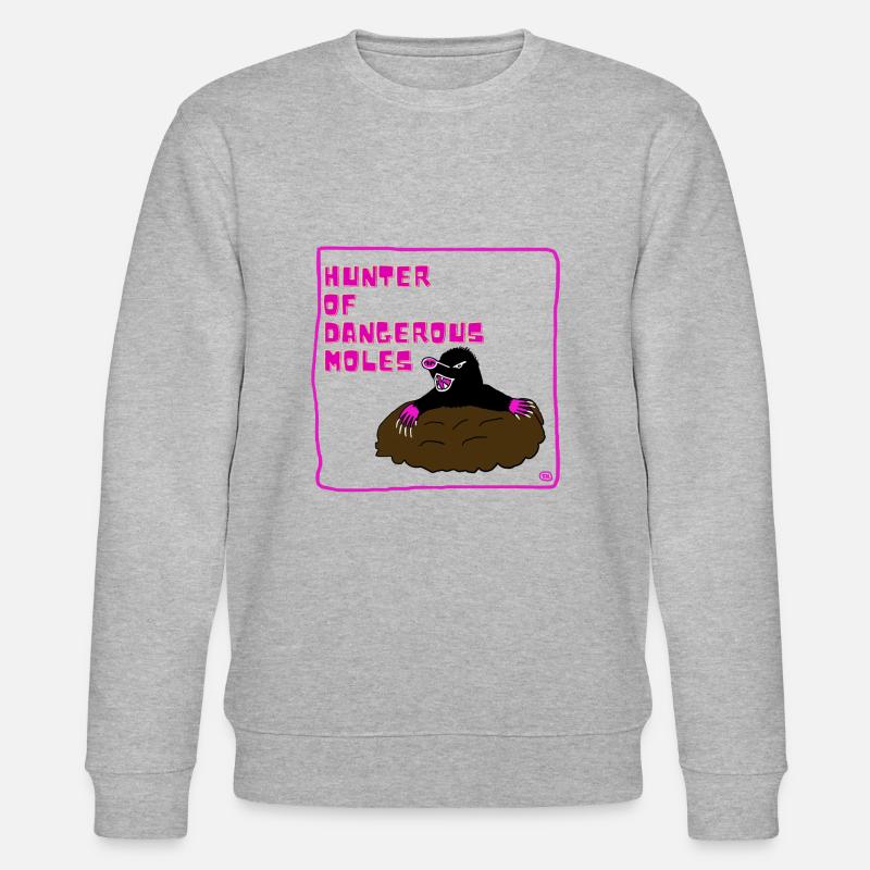 Molehunter - Stanley/Stella Unisex Bio-Sweatshirt CHANGER  - Grau meliert