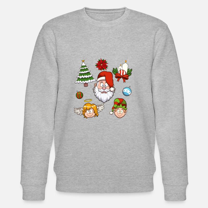Éléments de Noël - Sweat bio CHANGER Stanley/Stella Unisexe - gris chiné