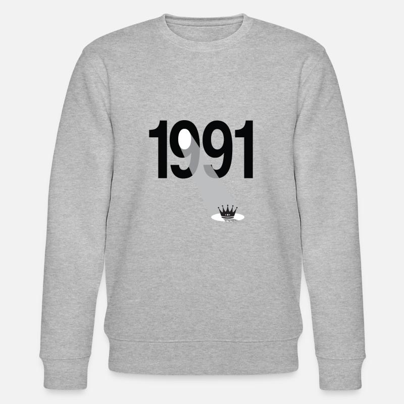 Millésime 1991 - Sweat bio CHANGER Stanley/Stella Unisexe - gris chiné