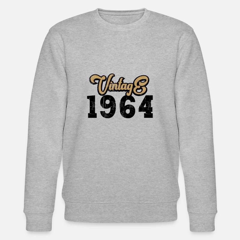 1964 60e anniversaire - Sweat bio CHANGER Stanley/Stella Unisexe - gris chiné