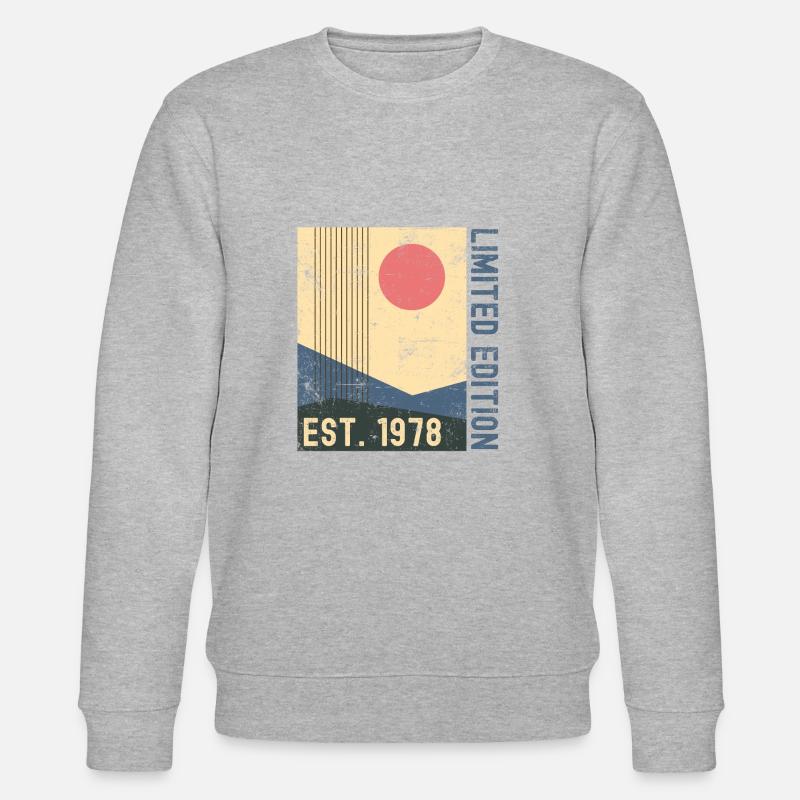 Millésime 1978 - Sweat bio CHANGER Stanley/Stella Unisexe - gris chiné