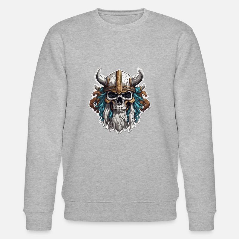 Wikinger / Thor / Odin / nordisch / keltisch - Stanley/Stella Unisex Bio-Sweatshirt CHANGER  - Grau meliert