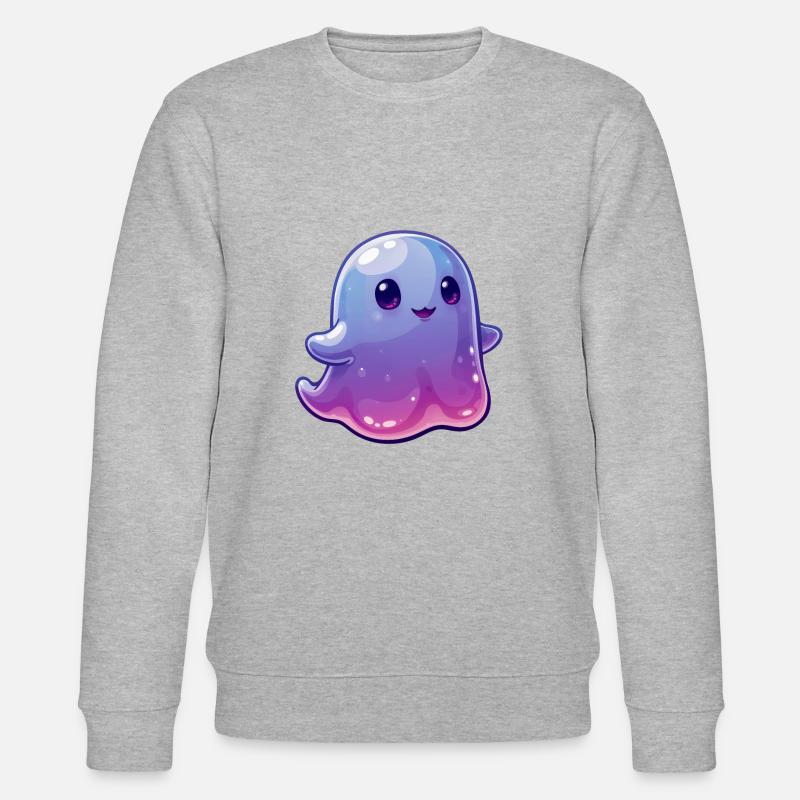 Kleiner Geist - Stanley/Stella Unisex Bio-Sweatshirt CHANGER  - Grau meliert
