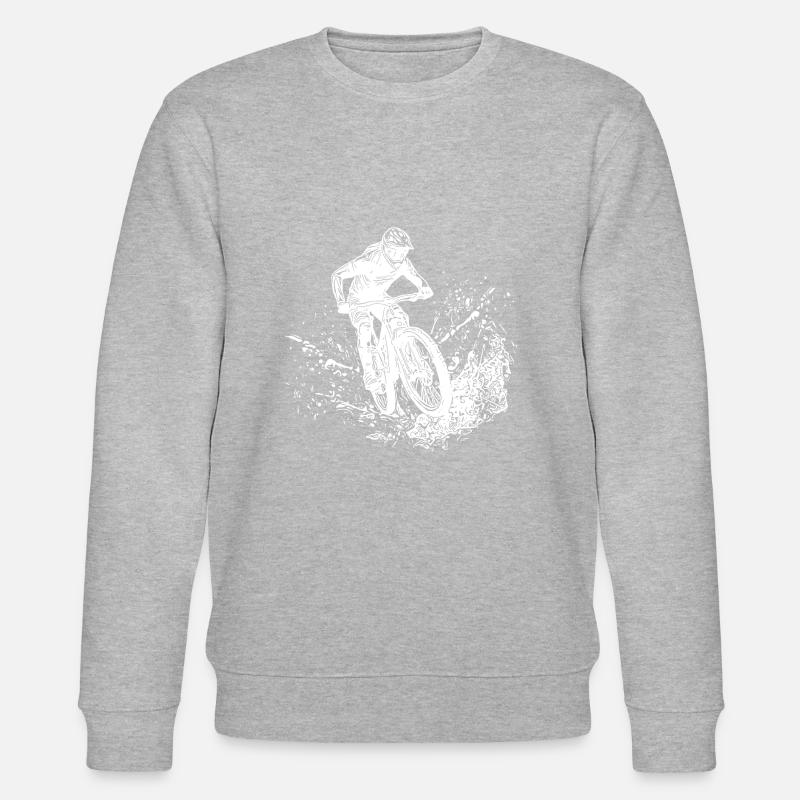 VTT Mud Splash Downhill - Sweat bio CHANGER Stanley/Stella Unisexe - gris chiné