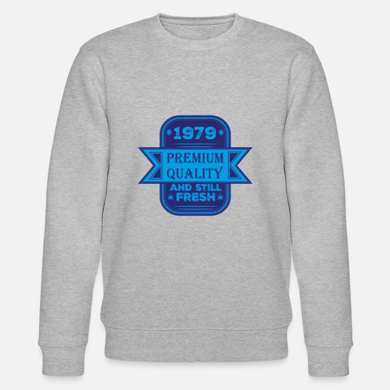 Millésime 1979 - Sweat bio CHANGER Stanley/Stella Unisexe - gris chiné