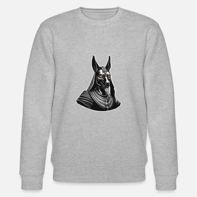 Egypte / Pharaon / Momies / Hiéroglyphes / Sphinx - Sweat bio CHANGER Stanley/Stella Unisexe - gris chiné