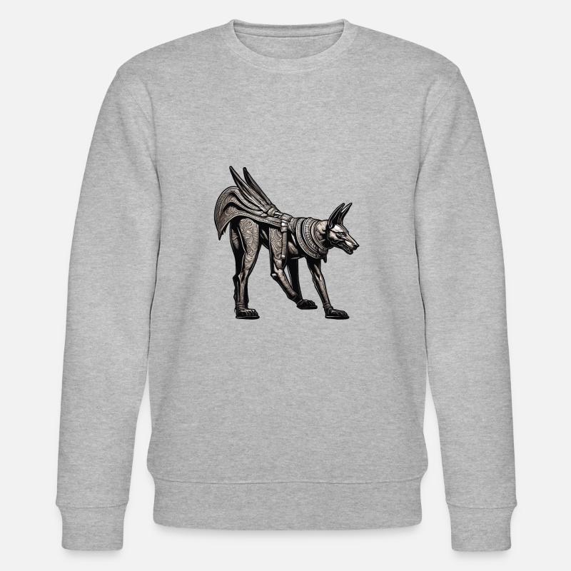 Egypte / Pharaon / Momies / Hiéroglyphes / Sphinx - Sweat bio CHANGER Stanley/Stella Unisexe - gris chiné