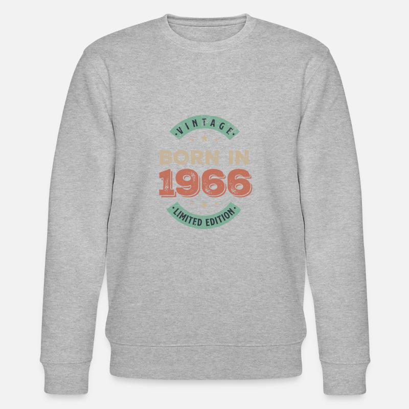 Millésime 1966 - Sweat bio CHANGER Stanley/Stella Unisexe - gris chiné