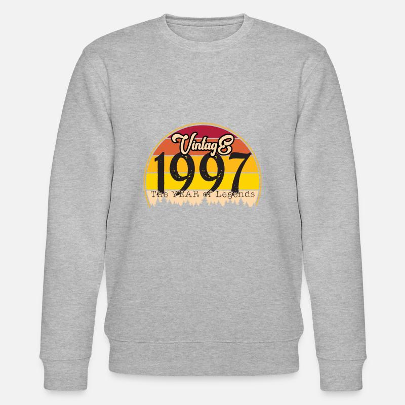 Millésime 1997 - Sweat bio CHANGER Stanley/Stella Unisexe - gris chiné