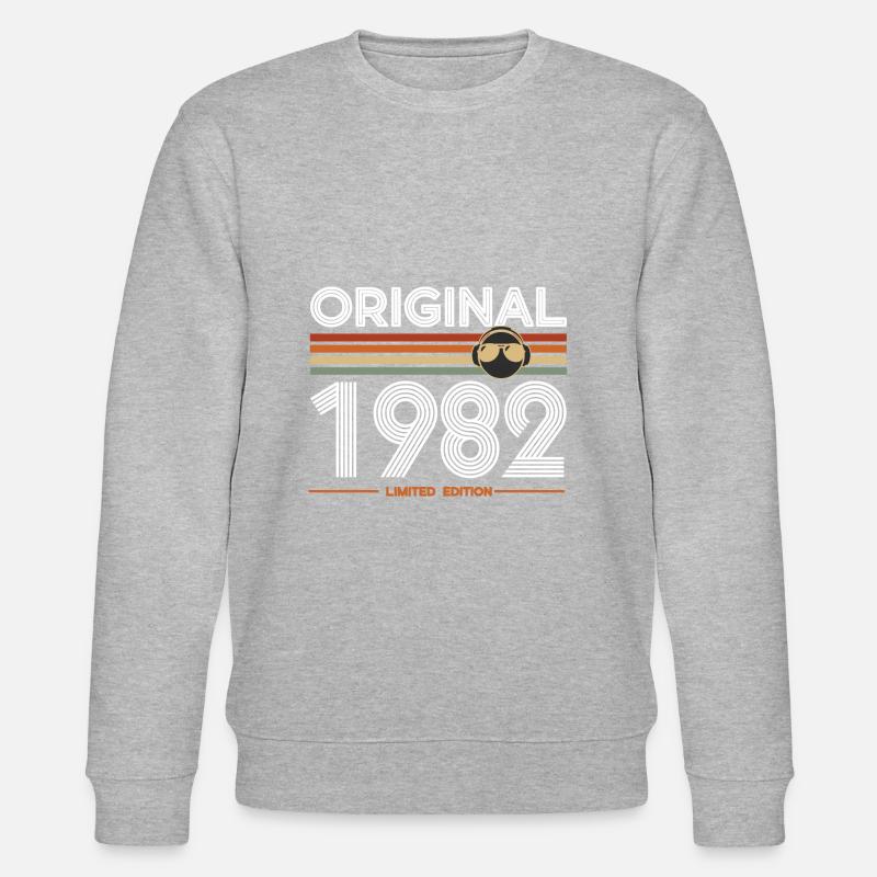 1982 - Stanley/Stella Unisex Bio-Sweatshirt CHANGER  - Grau meliert