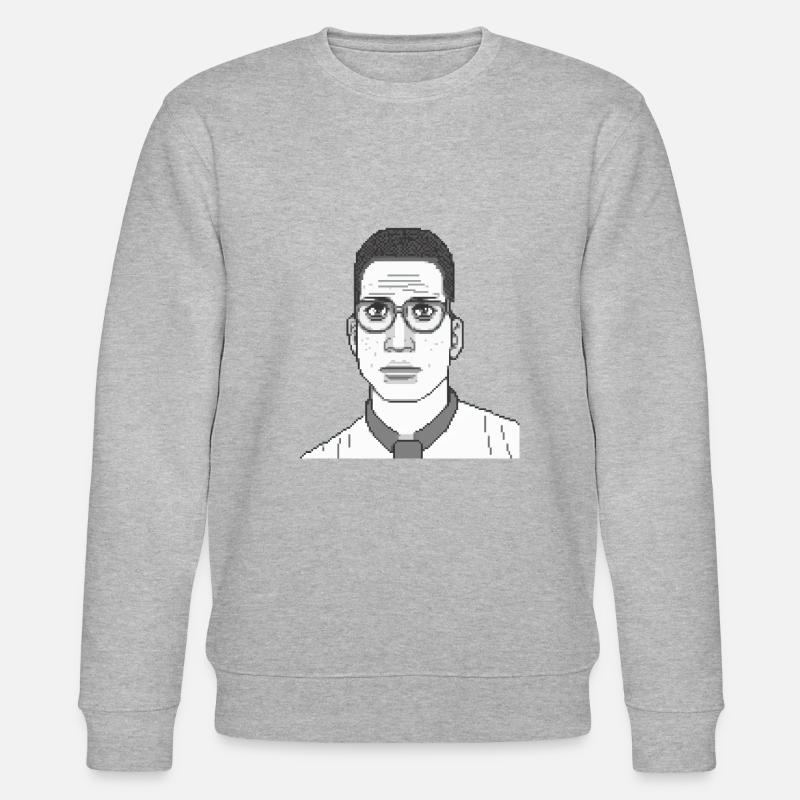 Pixel Intellektuell - Stanley/Stella Unisex Bio-Sweatshirt CHANGER  - Grau meliert