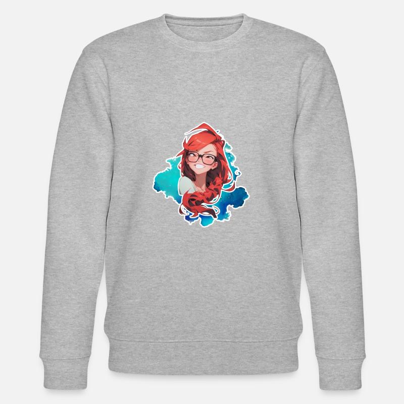 Frau Soline - Stanley/Stella Unisex Bio-Sweatshirt CHANGER  - Grau meliert