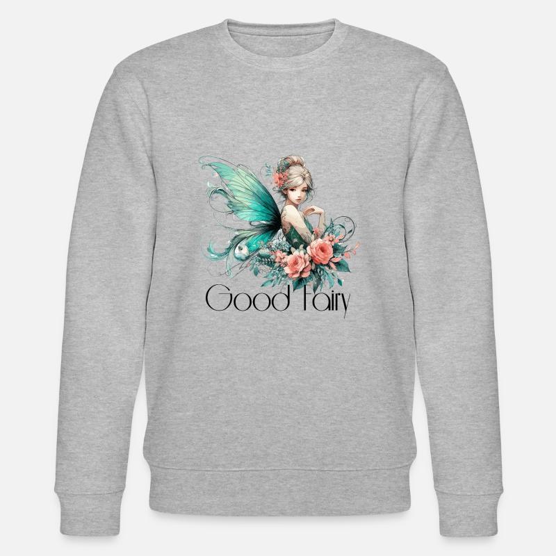 Gute Fee Geschenk - Stanley/Stella Unisex Bio-Sweatshirt CHANGER  - Grau meliert