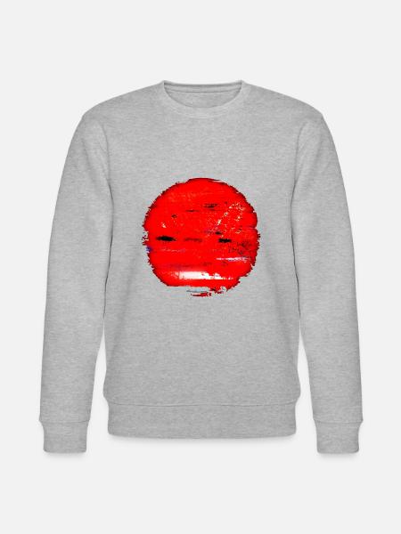 "Sunset" by Acryl Gallery & Design - Stanley/Stella CHANGER Unisex Organic Sweatshirt - heather grey