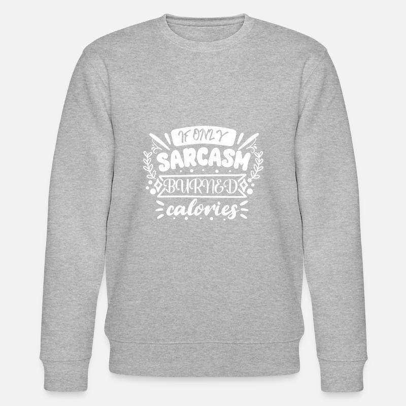 Sarcasm - Stanley/Stella Unisex Bio-Sweatshirt CHANGER  - Grau meliert