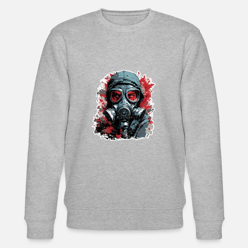 Apocalypse / Doomsday / Destruction / Anarchy - Stanley/Stella CHANGER Unisex Organic Sweatshirt - heather grey