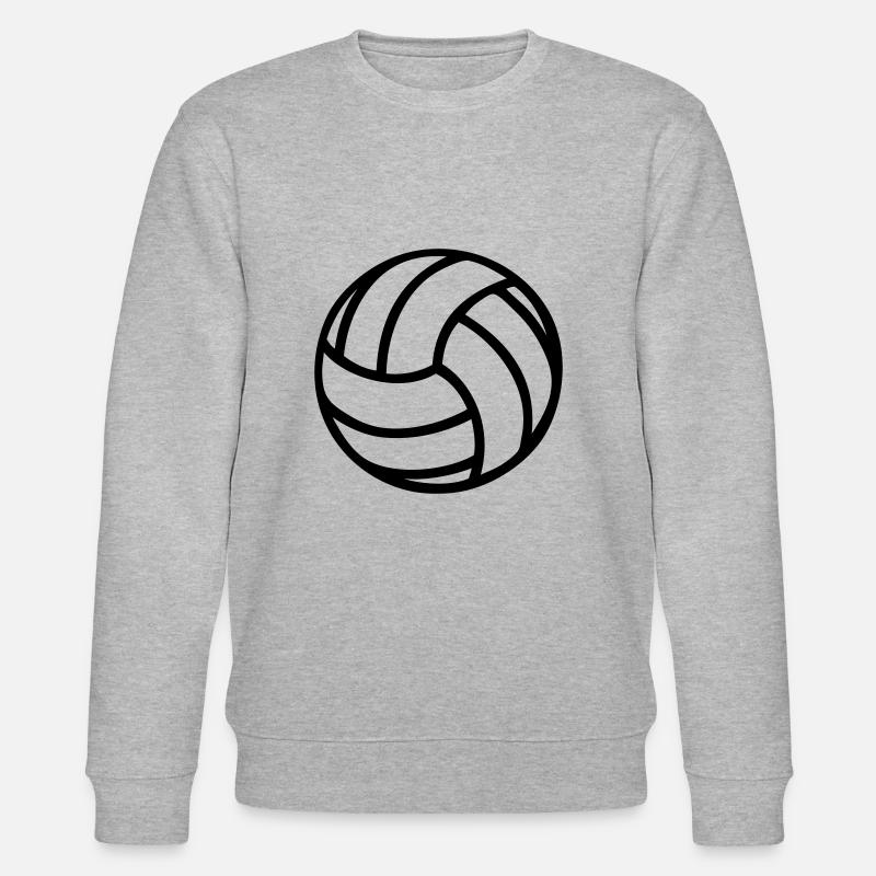 Volleyball 01 - Stanley/Stella Unisex Bio-Sweatshirt CHANGER  - Grau meliert