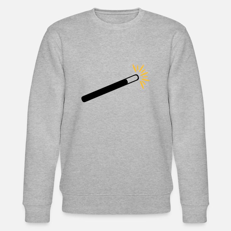 Zauberstab - Stanley/Stella Unisex Bio-Sweatshirt CHANGER  - Grau meliert