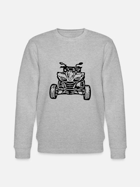 Kawasaki Kfx 700 - Stanley/Stella Unisex Bio-Sweatshirt CHANGER - Grau meliert
