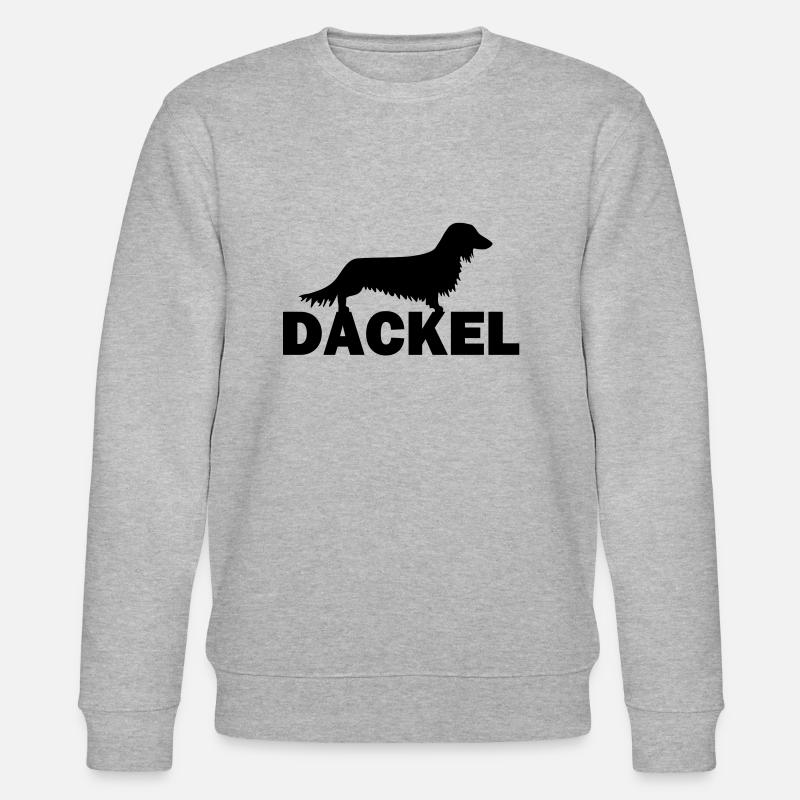 Dackel - Stanley/Stella Unisex Bio-Sweatshirt CHANGER  - Grau meliert