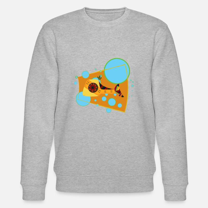 Lachs - Stanley/Stella Unisex Bio-Sweatshirt CHANGER  - Grau meliert