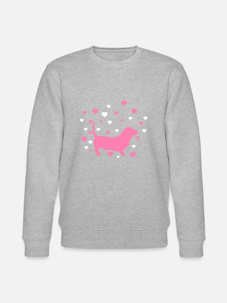 Dackel - Stanley/Stella Unisex Bio-Sweatshirt CHANGER  - Grau meliert