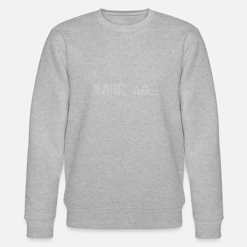 Der Wald ruft - Stanley/Stella Unisex Bio-Sweatshirt CHANGER  - Grau meliert