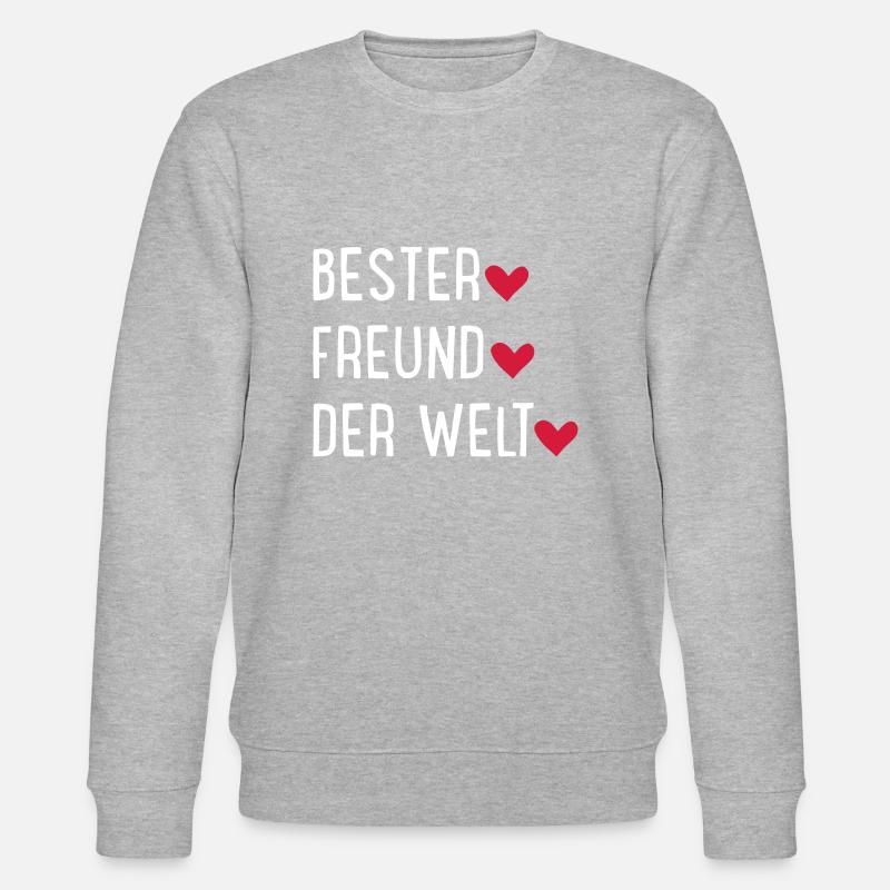 Freund - Stanley/Stella Unisex Bio-Sweatshirt CHANGER  - Grau meliert