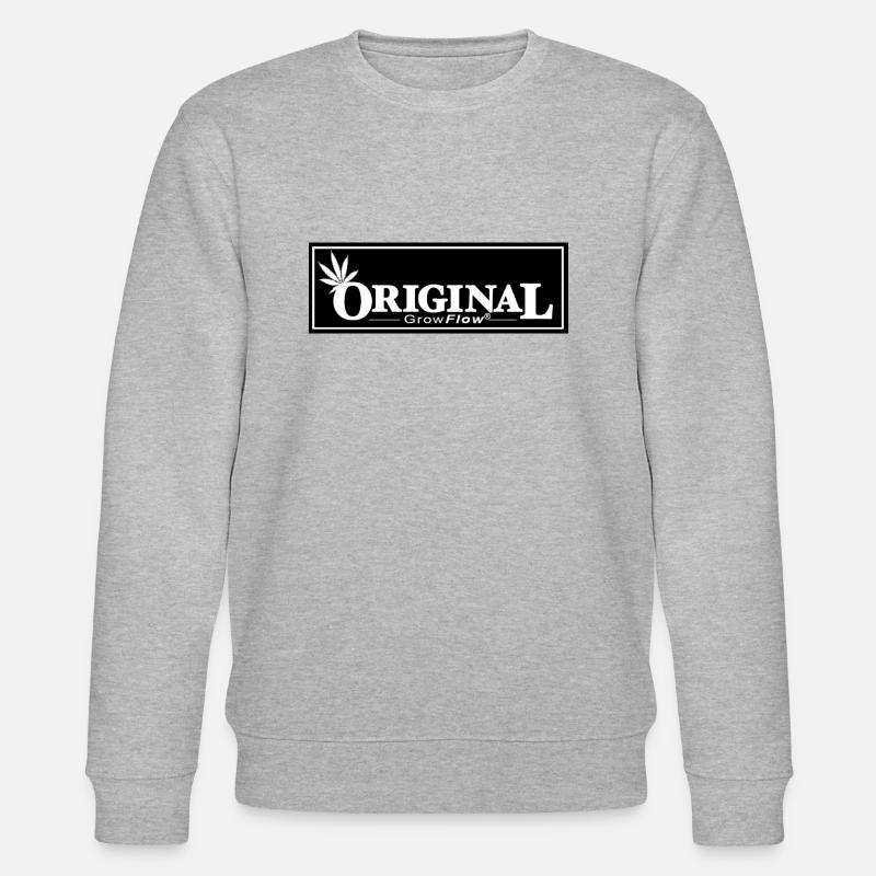 Original Grow Flow® - Stanley/Stella CHANGER Unisex Organic Sweatshirt - heather grey