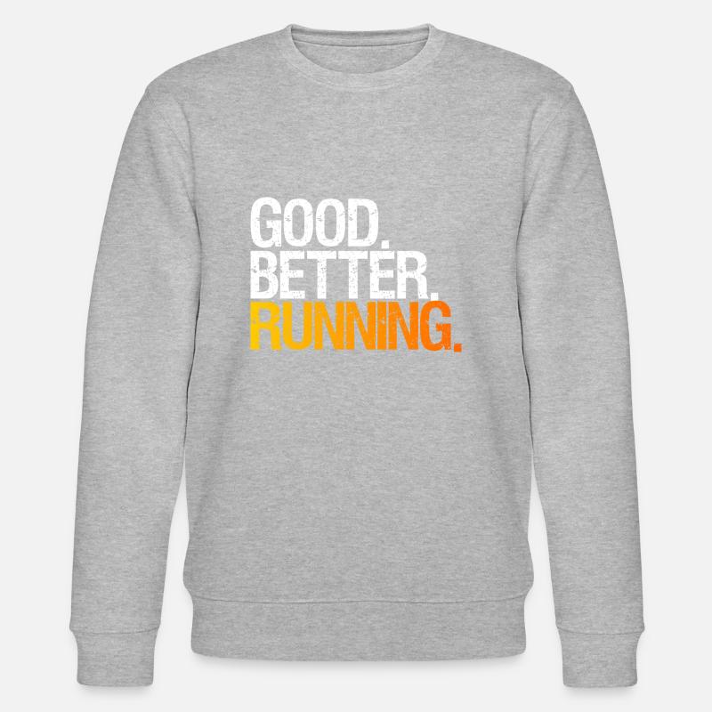 Running - Stanley/Stella Unisex Bio-Sweatshirt CHANGER  - Grau meliert